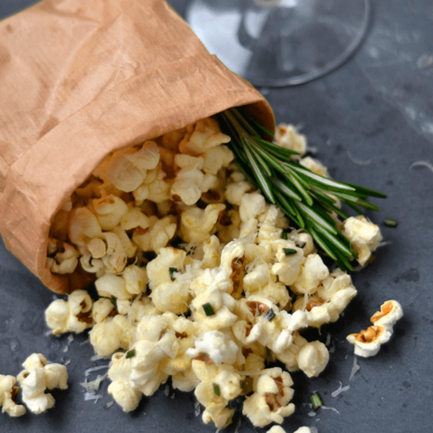 Crispetas o palomitas de maíz hechas en casa