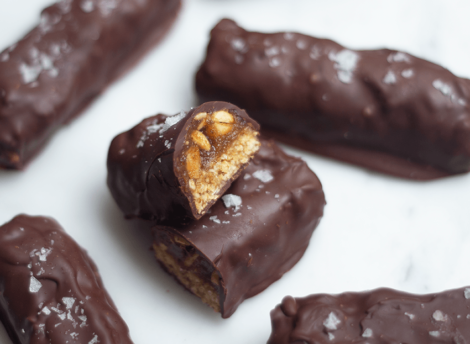 Snickers saludables hechos en casa