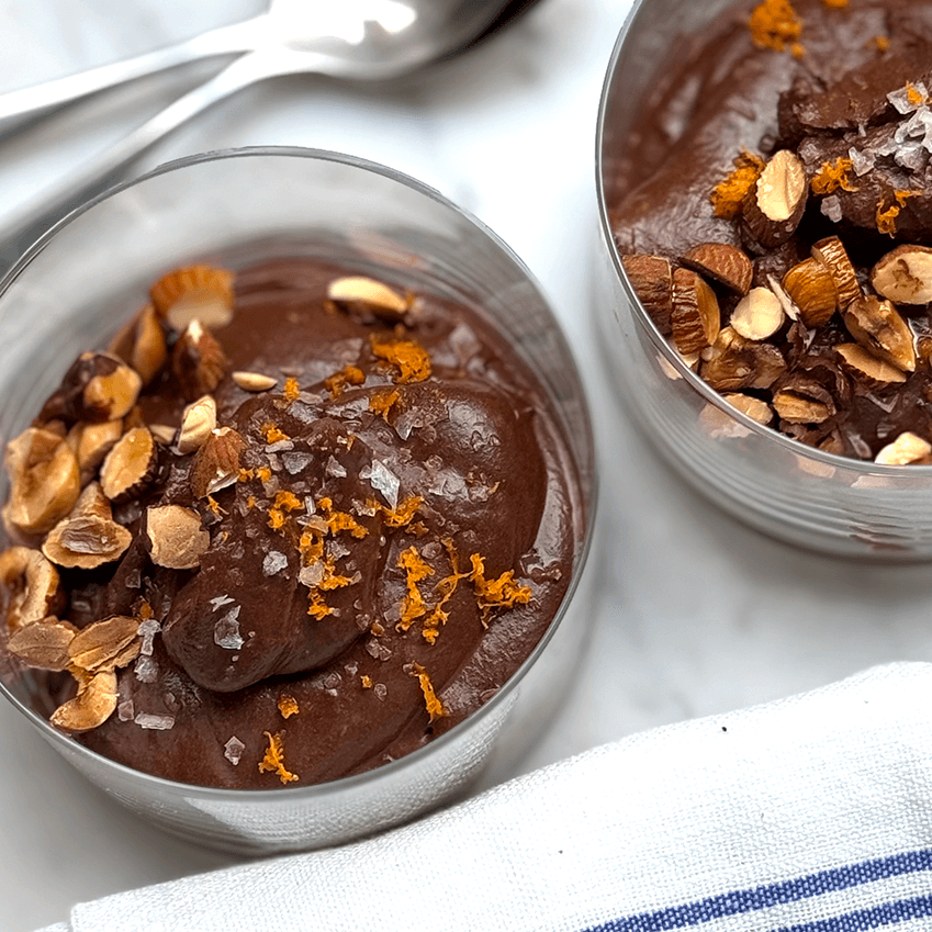 Mousse de chocolate de 2 ingredientes