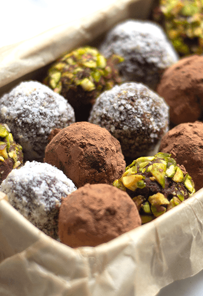 TRUFAS DE CHOCOLATE