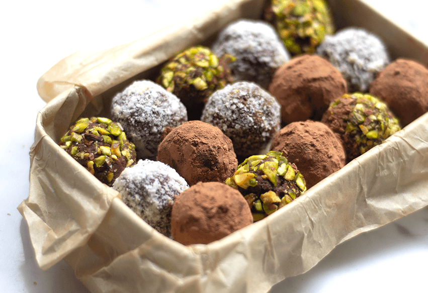 TRUFAS DE CHOCOLATE
