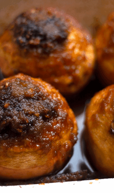 MANZANAS RELLENAS CON DATILES Y NUECES